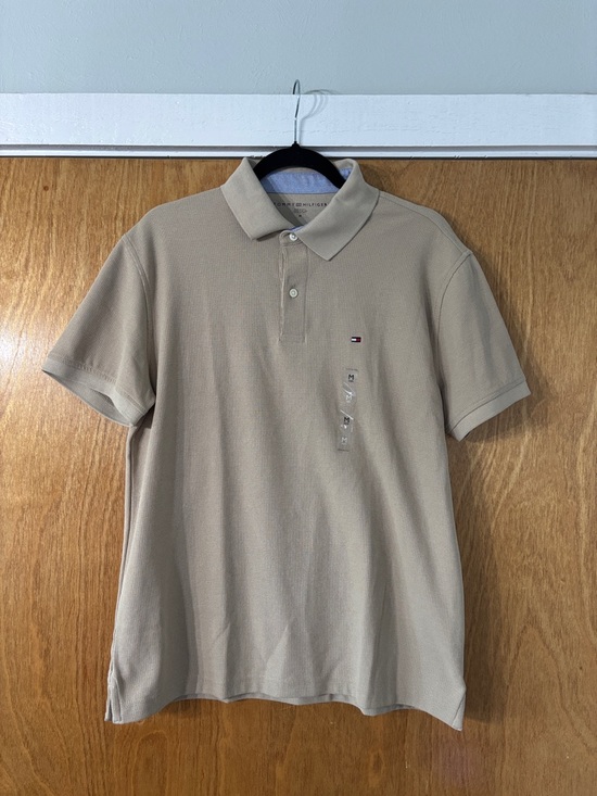 Tommy Hilfiger Other - Tommy Hilfiger Men’s Tan Polo Shirt with Subtle Logo